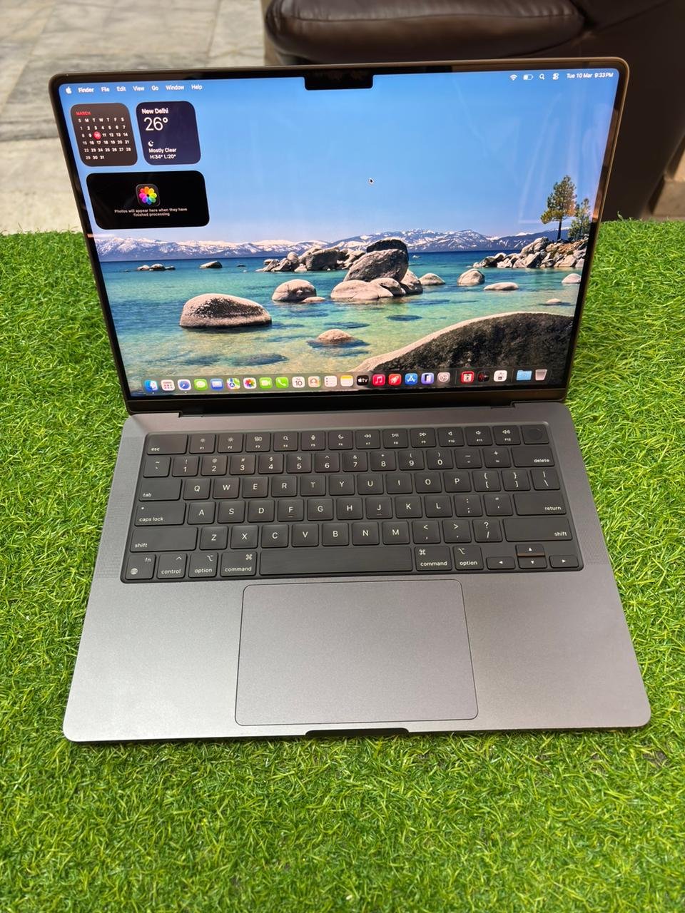 Apple MacBook Pro 14 inch M4 chip laptop front view